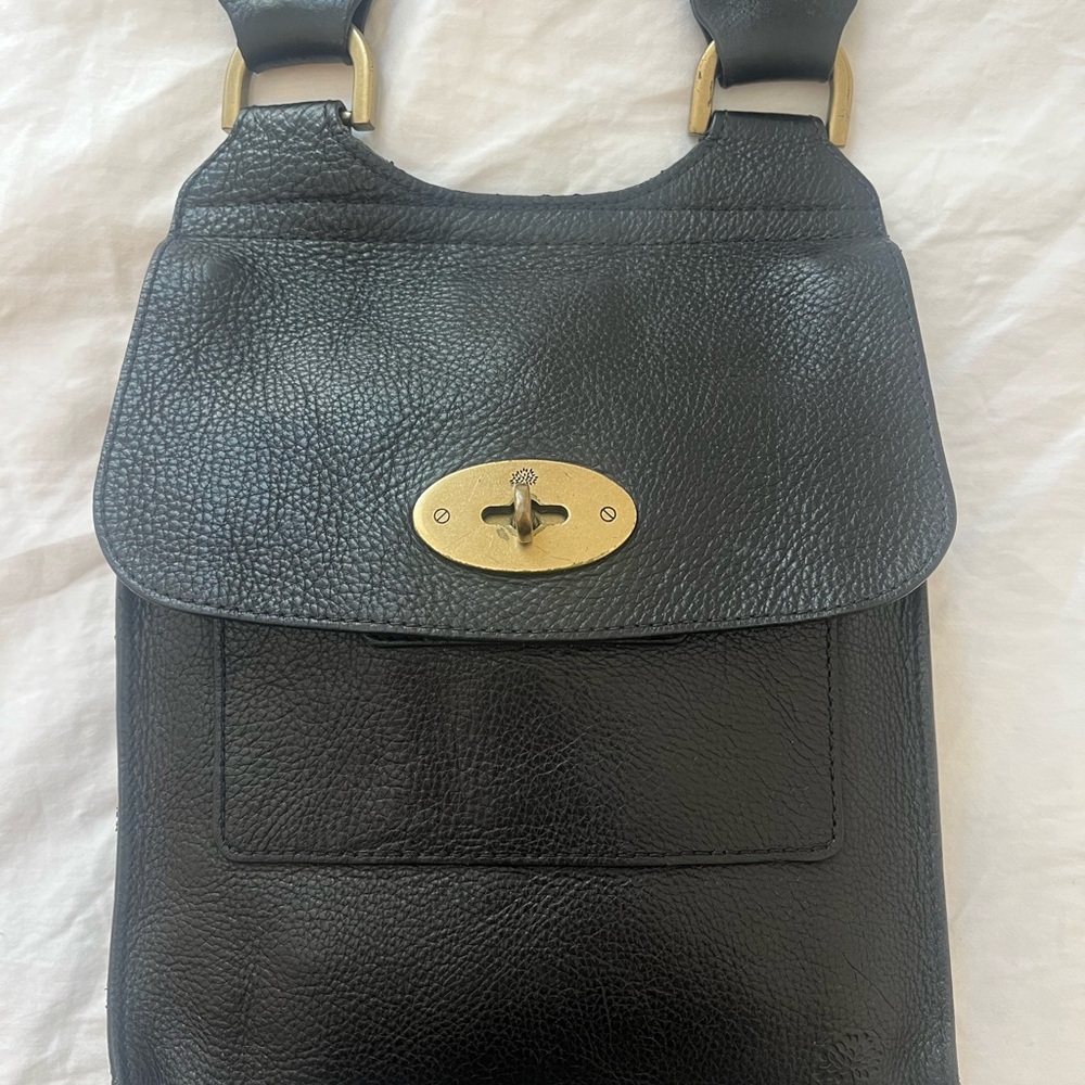 Mulberry Small Antony - Black Small Classic Grain - Picture 8 of 12